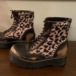 Steve Madden Avenger Leather Boots